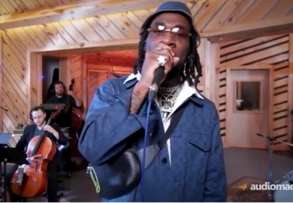 Watch Burna Boy perform 'On the low, Ye, Anybody' with Audiomack