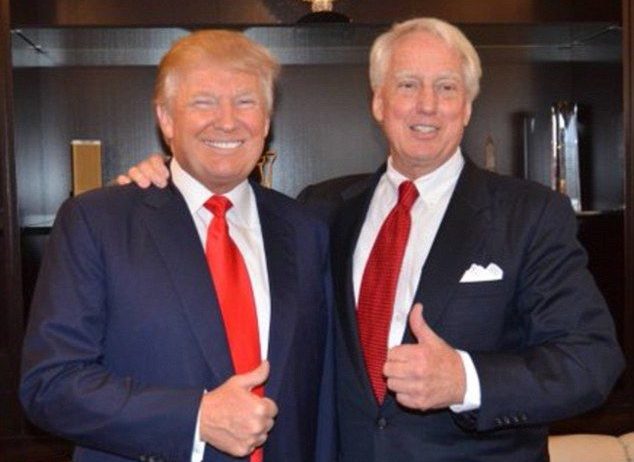 Donald Trump and His younger brother Robert Trump