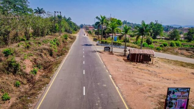 A section of Ada-Igbajo road inaugurated by Governor Gboyega Oyetola in Osun on Thursday