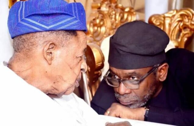 Alaafin of Oyo and Femi Gbajabiamila