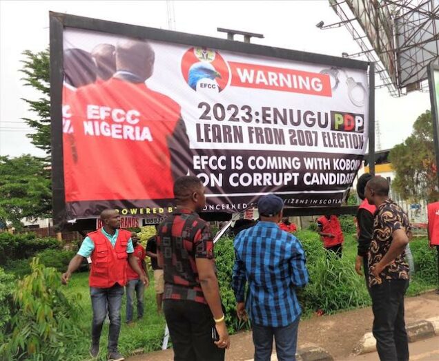 The offensive message on Enugu billboards