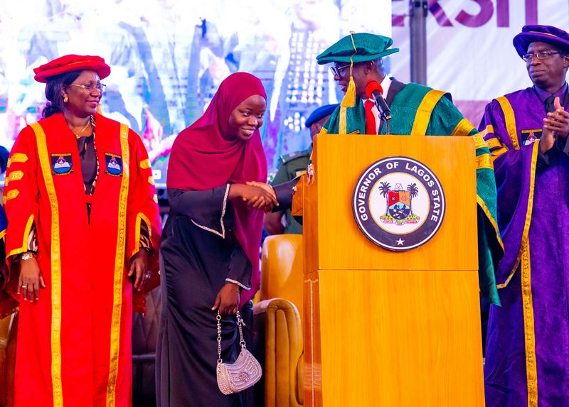 Sanwo-Olu rewards LASU's ever best graduating student with N10m - Vimarsana News