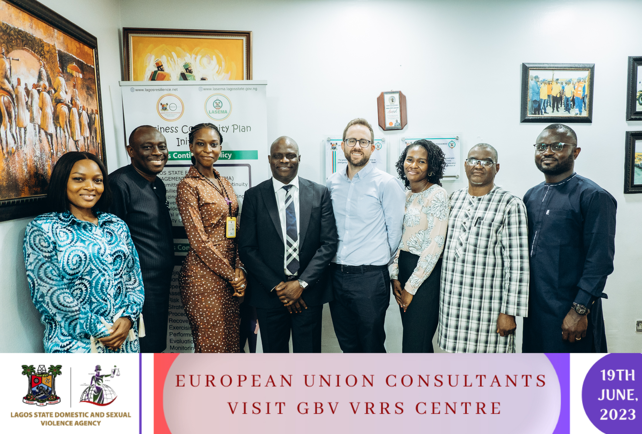 EU consultants visit Lagos DSVA service centre (Photos) - Vimarsana News