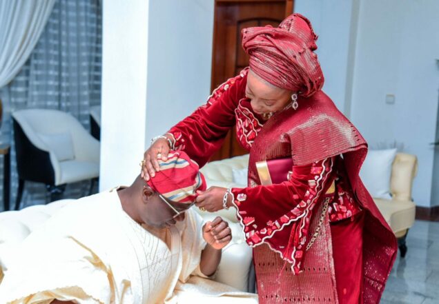 Claudiana Ibijoke and her husband Governor Sanwo-Olu