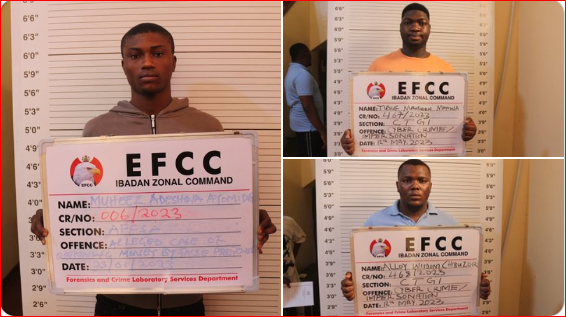 Three internet fraudsters jailed, forfeit N7m, car in Ibadan - Vimarsana News